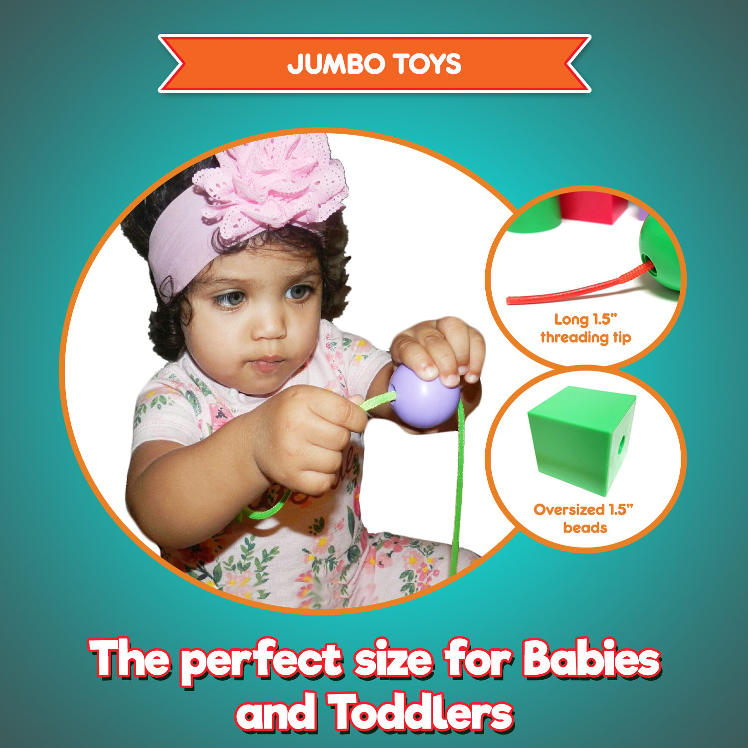 Jumbo beads for clearance toddlers